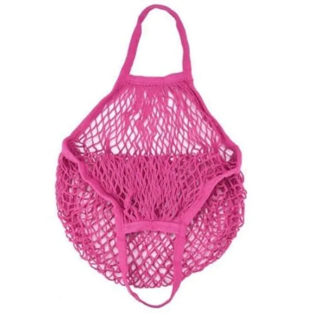 2019 New Mesh Shopping Bag Reusable String Fruit Storage Handbag Totes Women Shopping Mesh Net