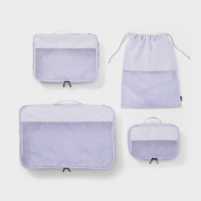 4pc Packing Cube Set Lilac - Open Story