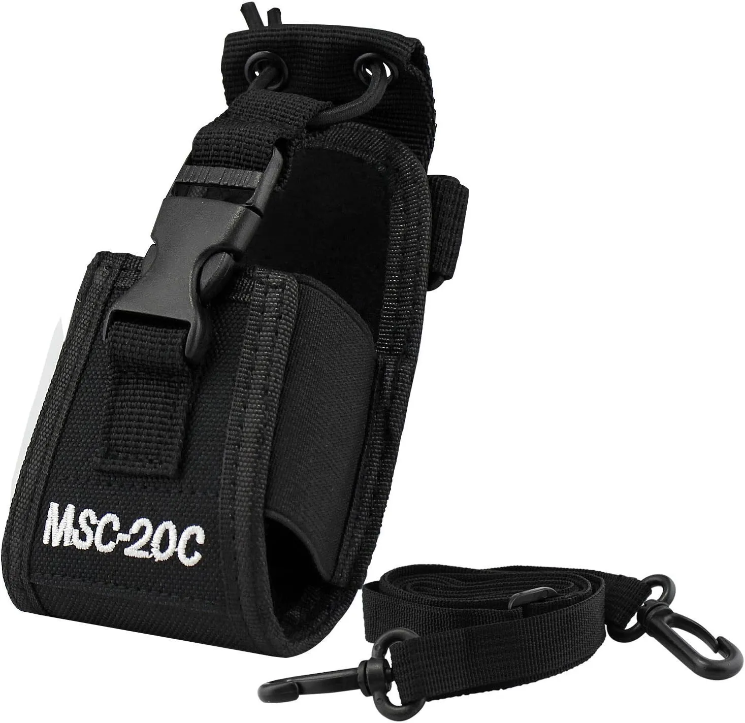 abcGoodefg 3 in1 Radio Holder Holster Case Pouch Bag for GPS Kenwood Motorola baofeng UV5R UV82 UV5RA 888S Retevis H777 Two Way Radio Walkie Talkie MSC 20C (1Pack)