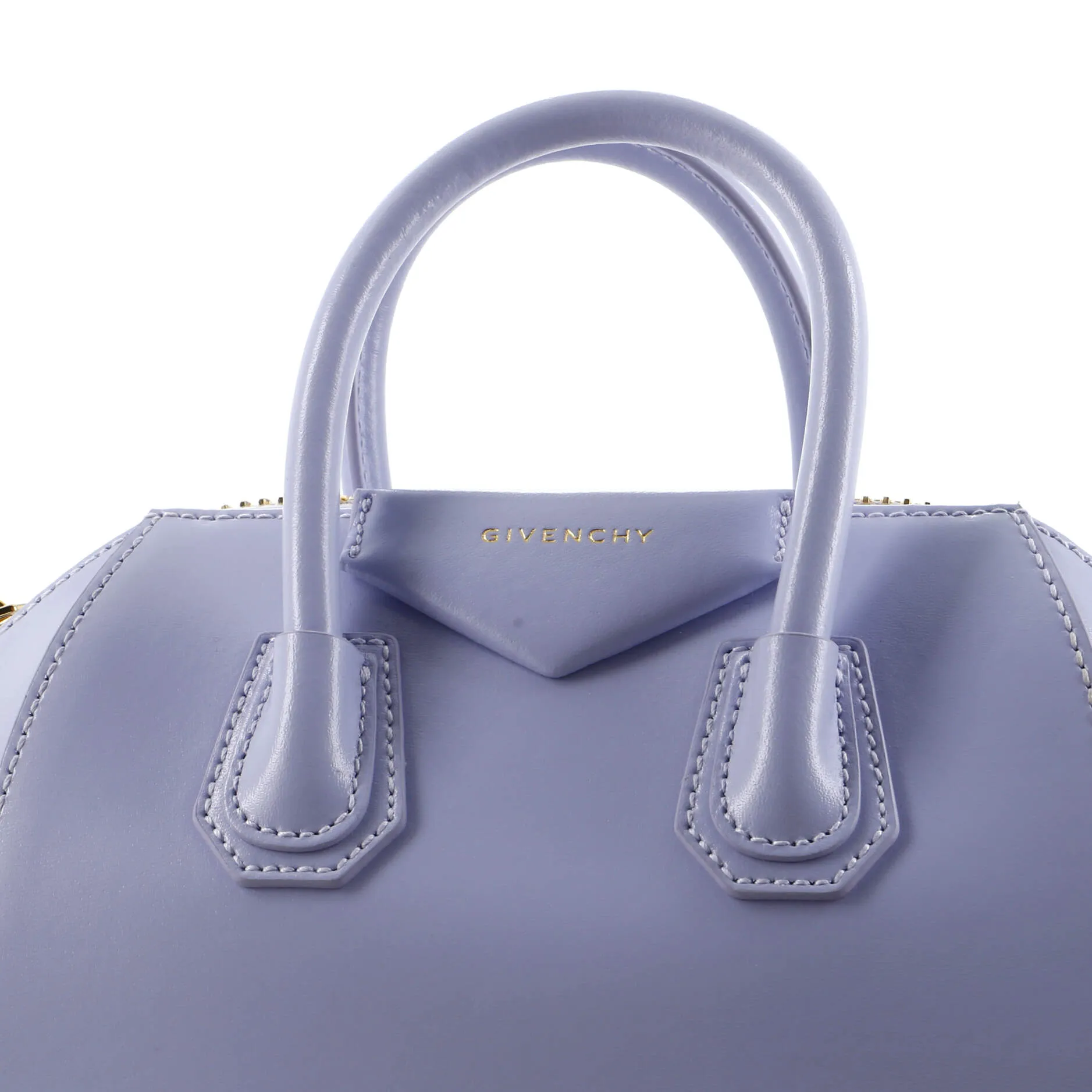 Antigona Bag Glazed Leather Mini