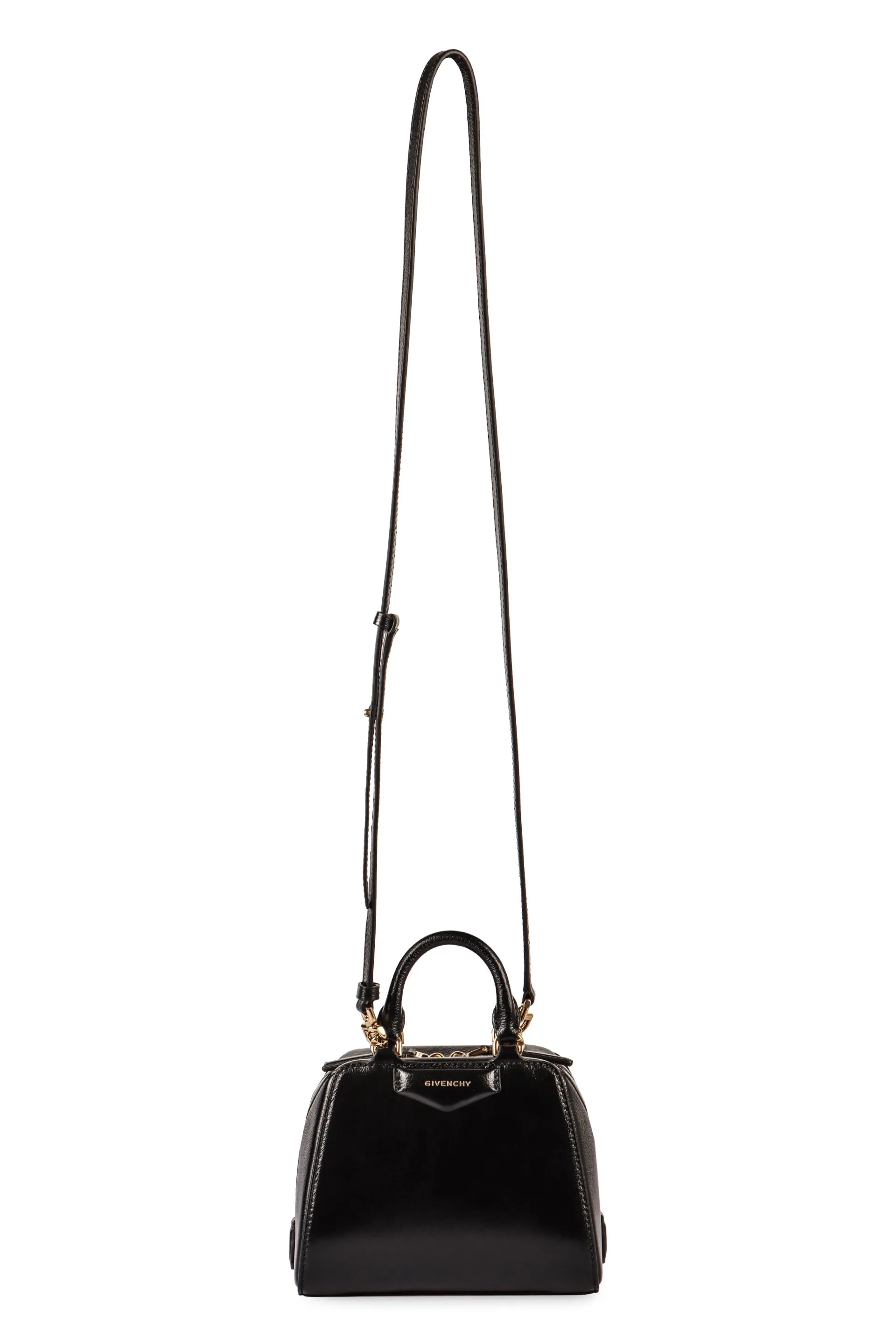 ANTIGONA CUBE NANO LEATHER CROSSBODY BAG