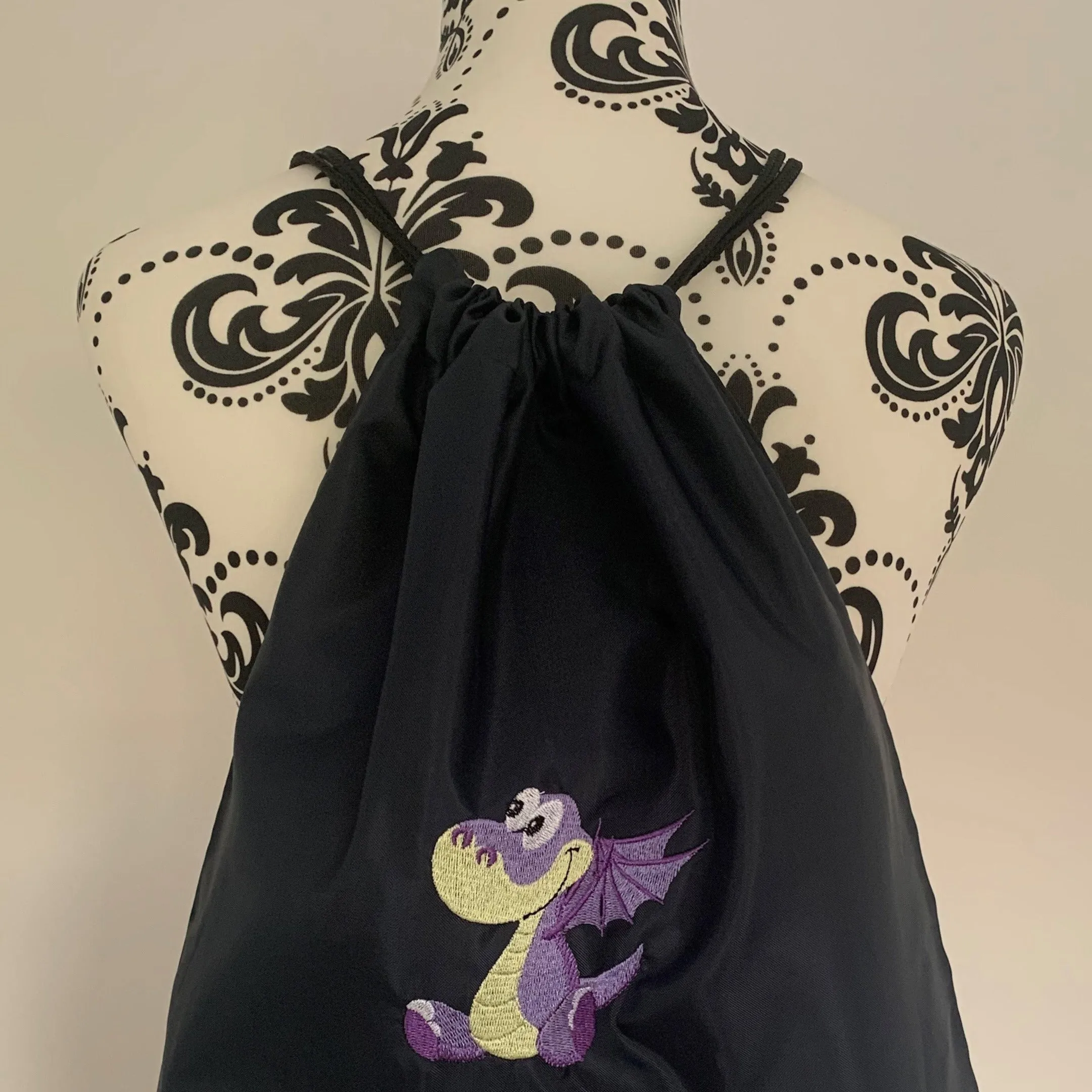 Baby Dragon Drawstring Gym Bag - Personalised
