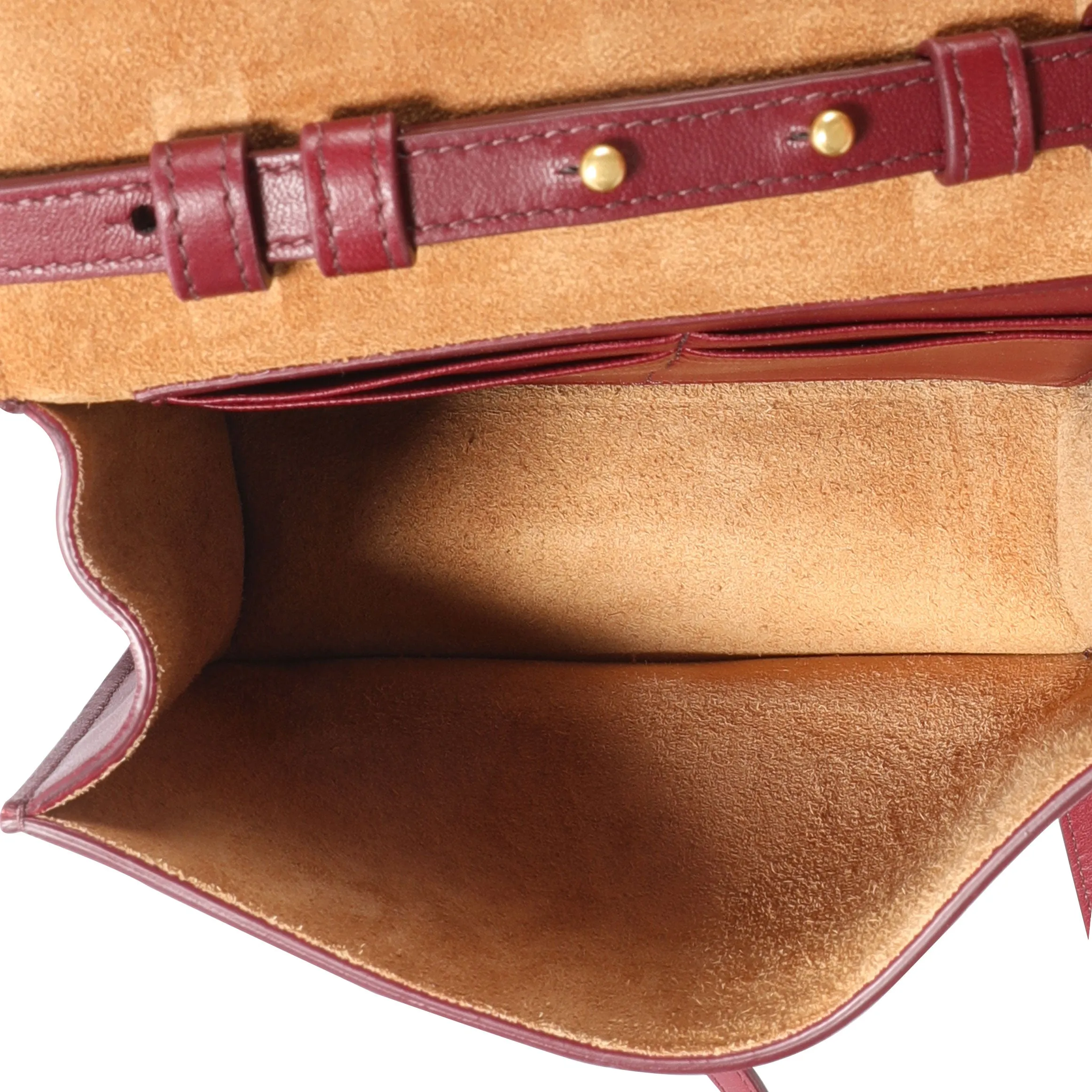 Bottega Veneta Bordeaux Leather Mini Cassette Crossbody Bag