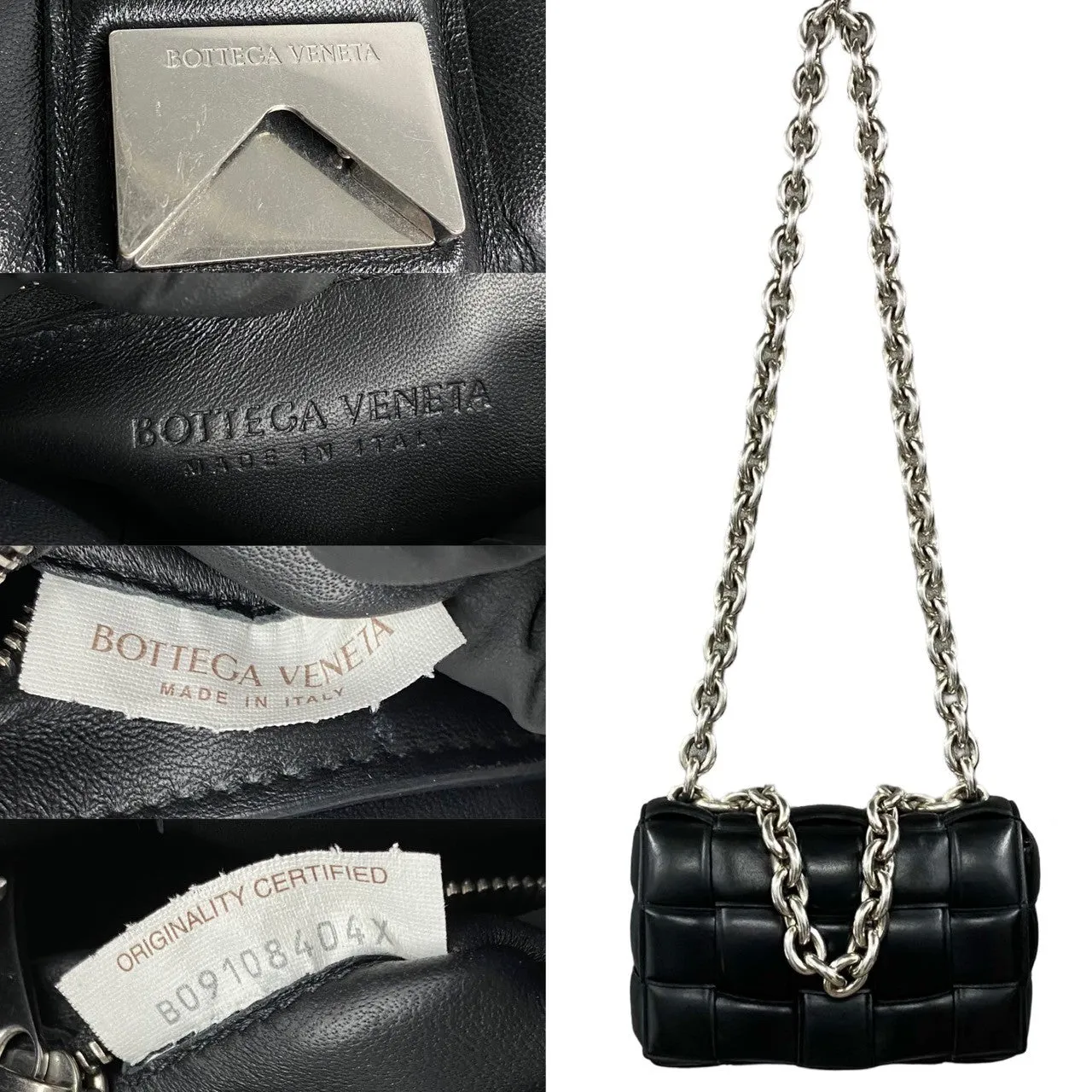 Bottega Veneta The Chain Cassette Leather 2way Bag