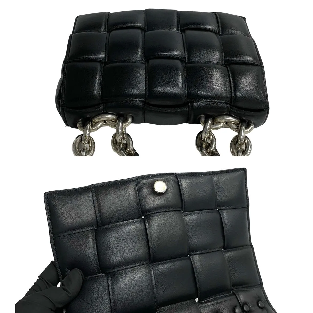 Bottega Veneta The Chain Cassette Leather 2way Bag
