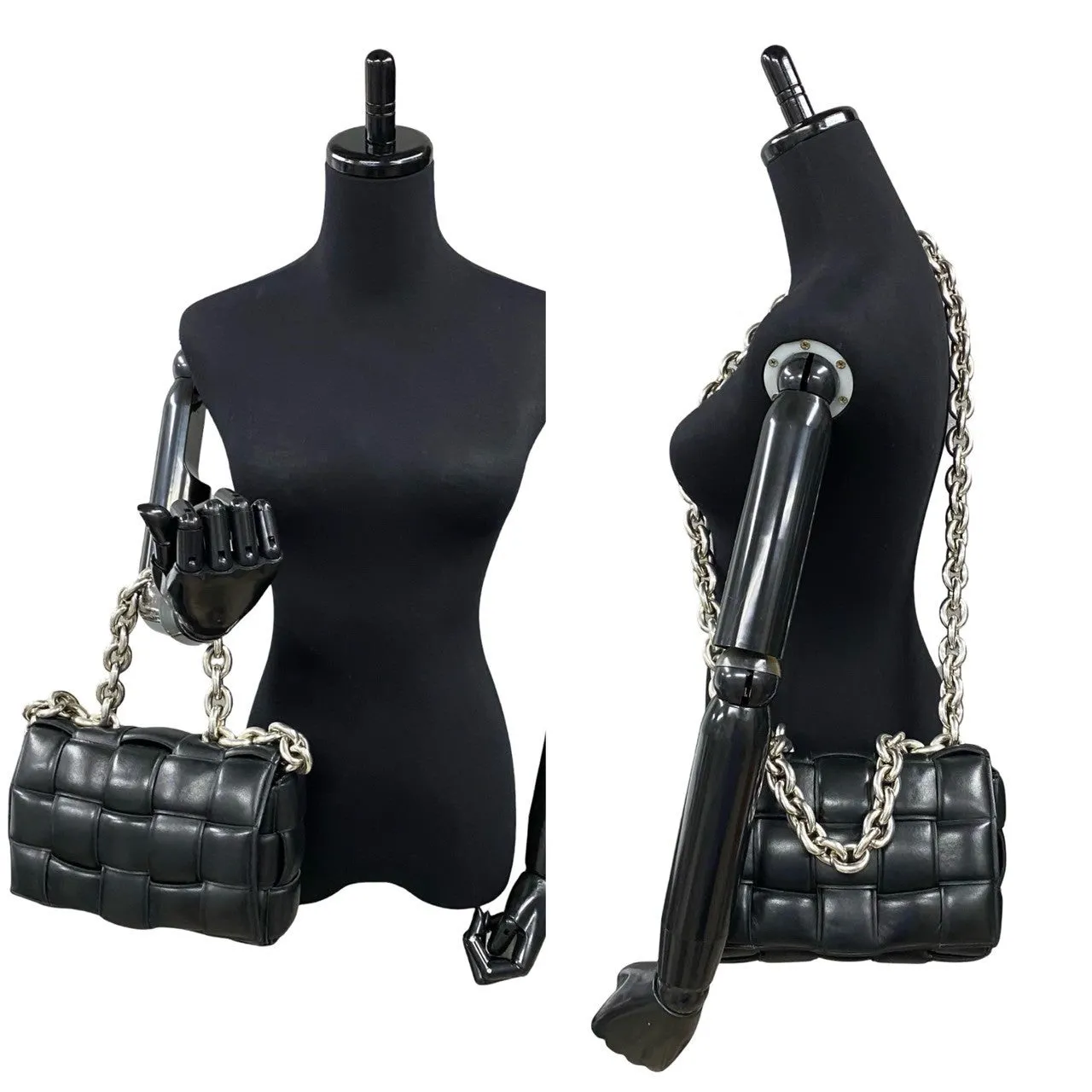 Bottega Veneta The Chain Cassette Leather 2way Bag