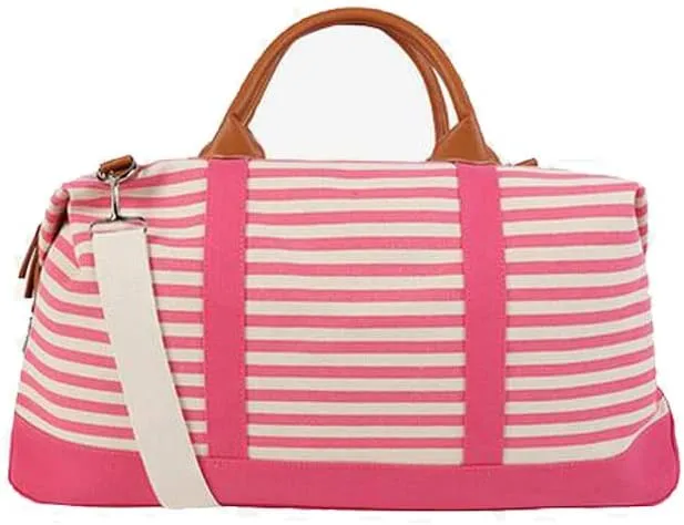 Canvas Weekender Bag Womens Overnight Bag Carryon Weekend Travel Duffel Tote