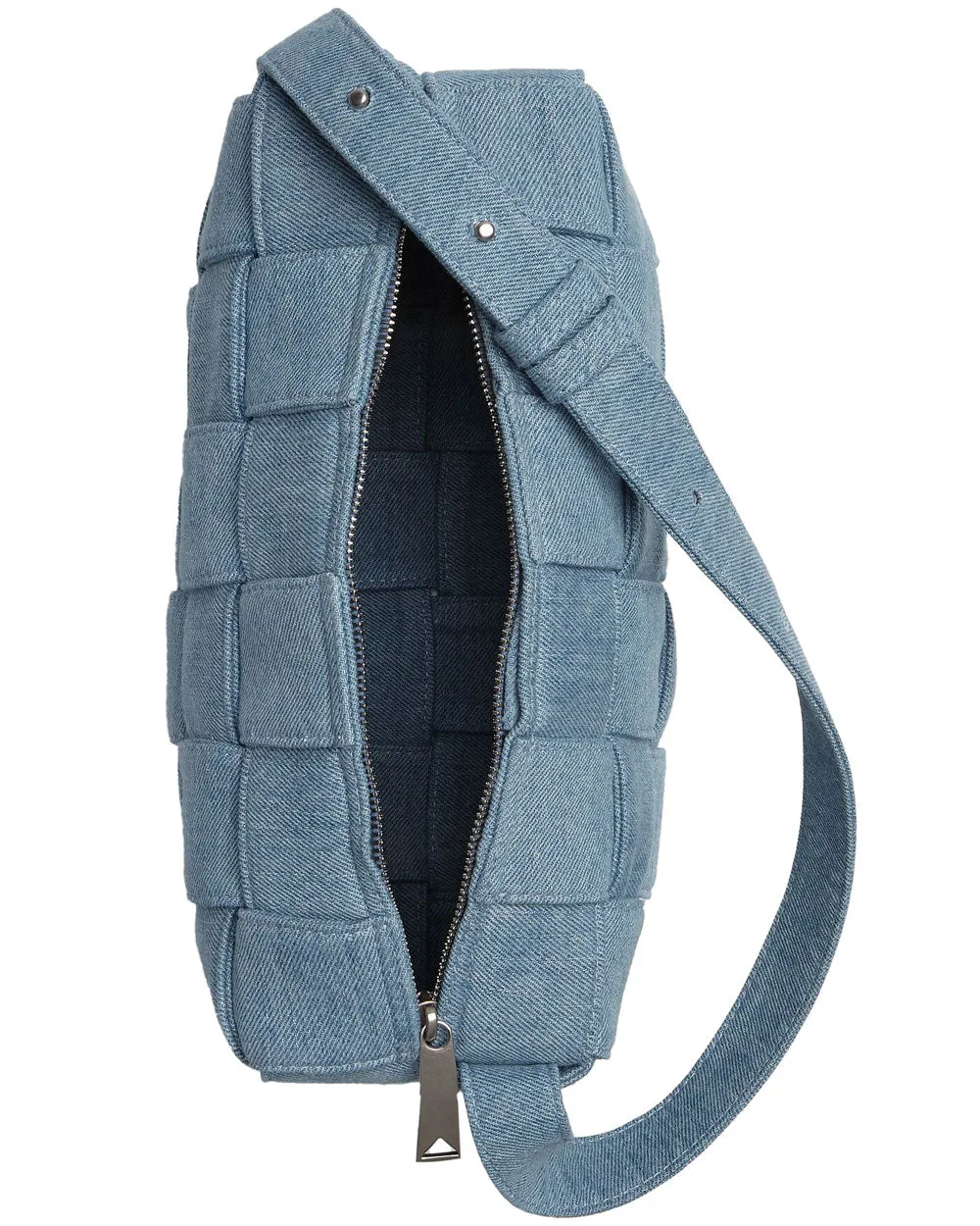 Cassette Camera Bag in Washed Denim