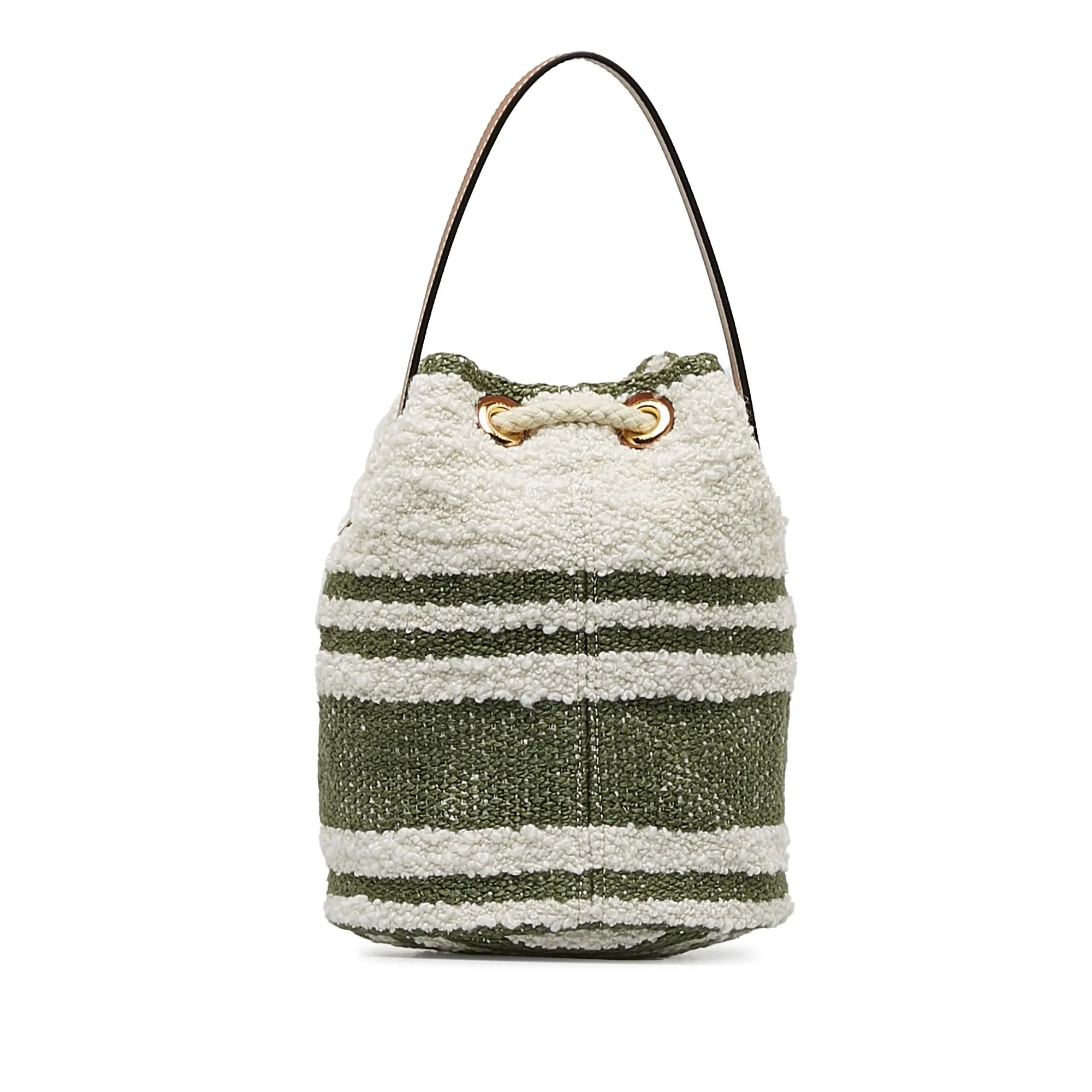 Celine Teen Plein Soleil Canvas Drawstring Bucket Bag (SHG-vno2zN)