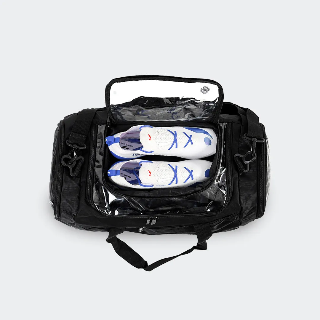 Concave Gym Bag - Black/Silver