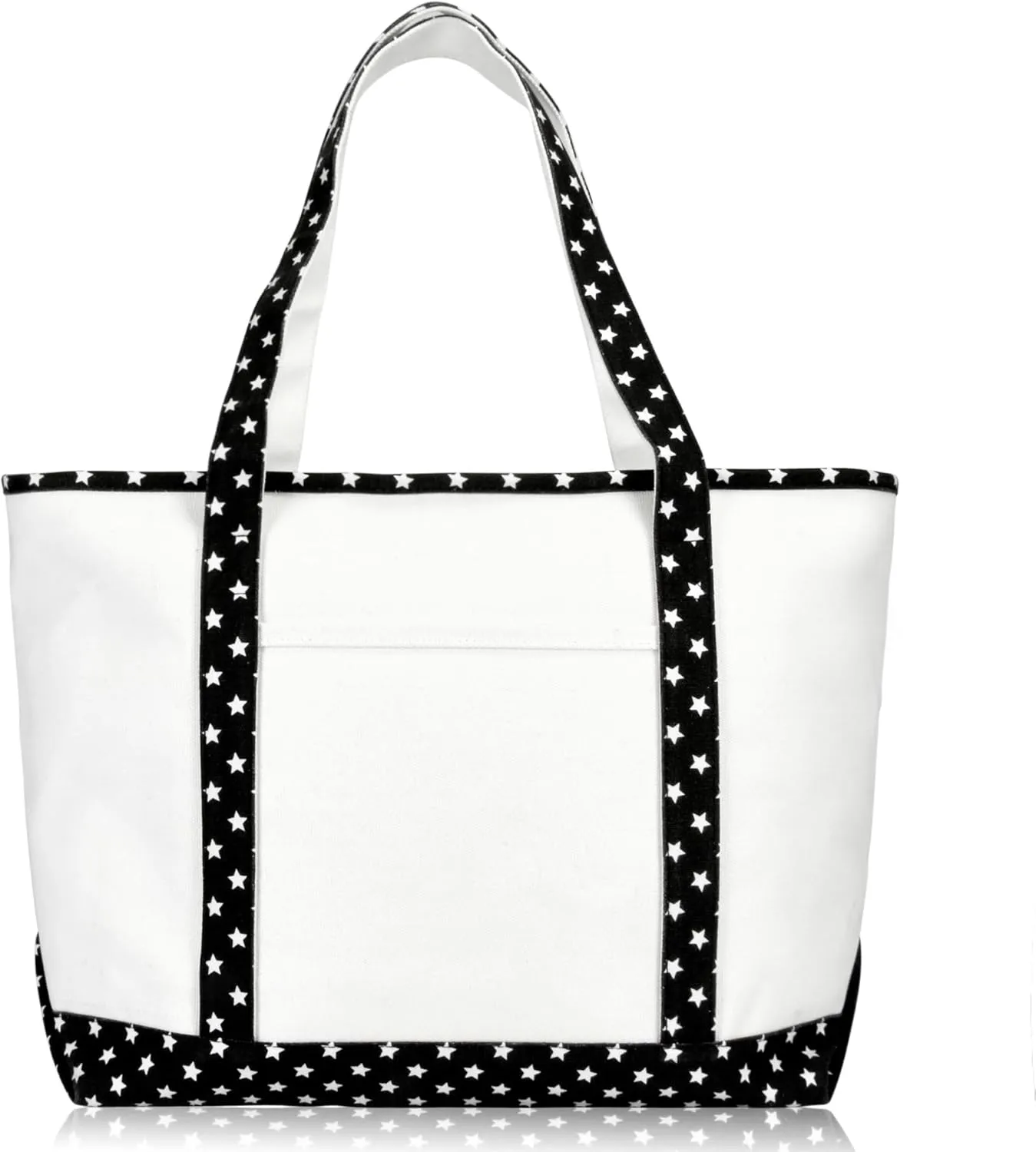 DALIX 23" Premium 24 oz. Cotton Canvas Shopping Tote Bag