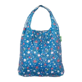 Eco Chic Navy Floral Shopper