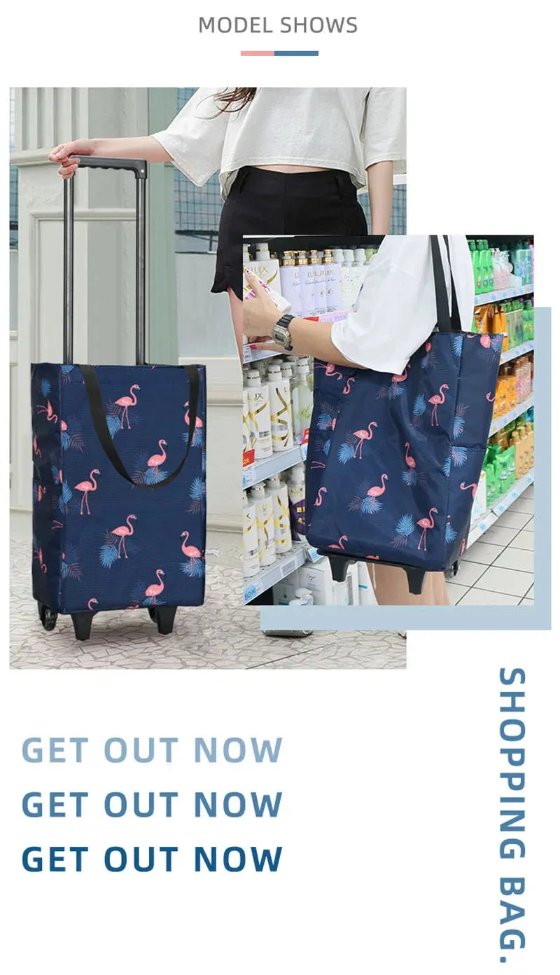 Foldable Vegetable Market Shopping Bag For Groceries