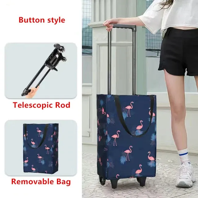 Foldable Vegetable Market Shopping Bag For Groceries