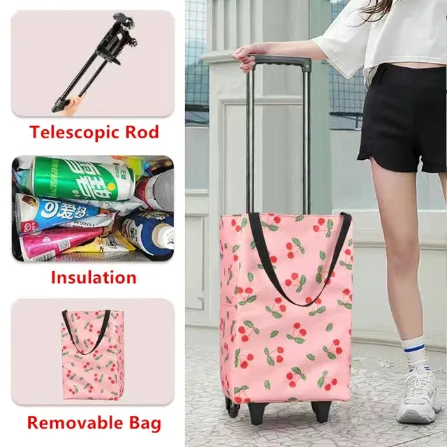 Foldable Vegetable Market Shopping Bag For Groceries