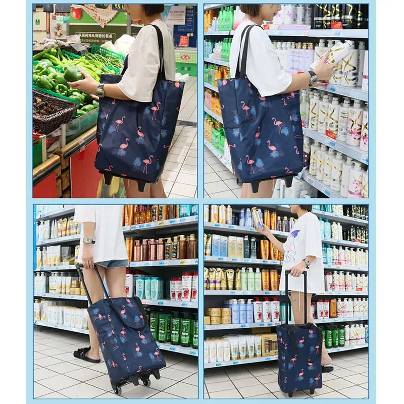 Foldable Vegetable Market Shopping Bag For Groceries