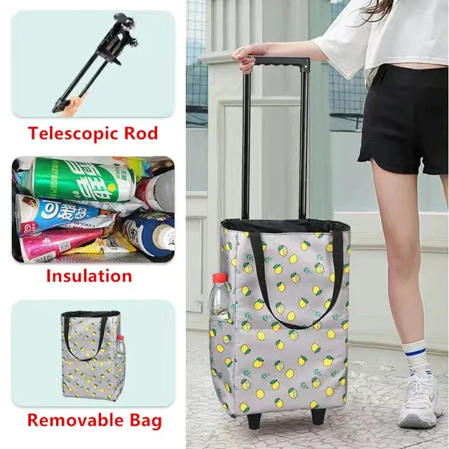 Foldable Vegetable Market Shopping Bag For Groceries
