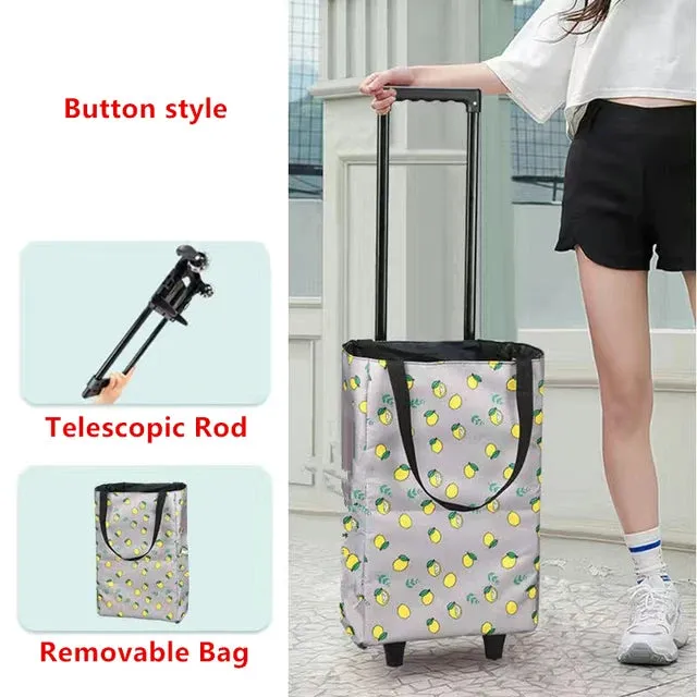 Foldable Vegetable Market Shopping Bag For Groceries