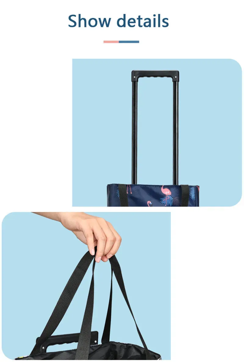 Foldable Vegetable Market Shopping Bag For Groceries