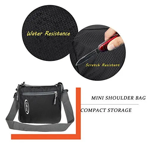 G4Free Foldable Travel Duffle Bag Lightweight 22 Inch for Luggage, Sports, Gym(Black)