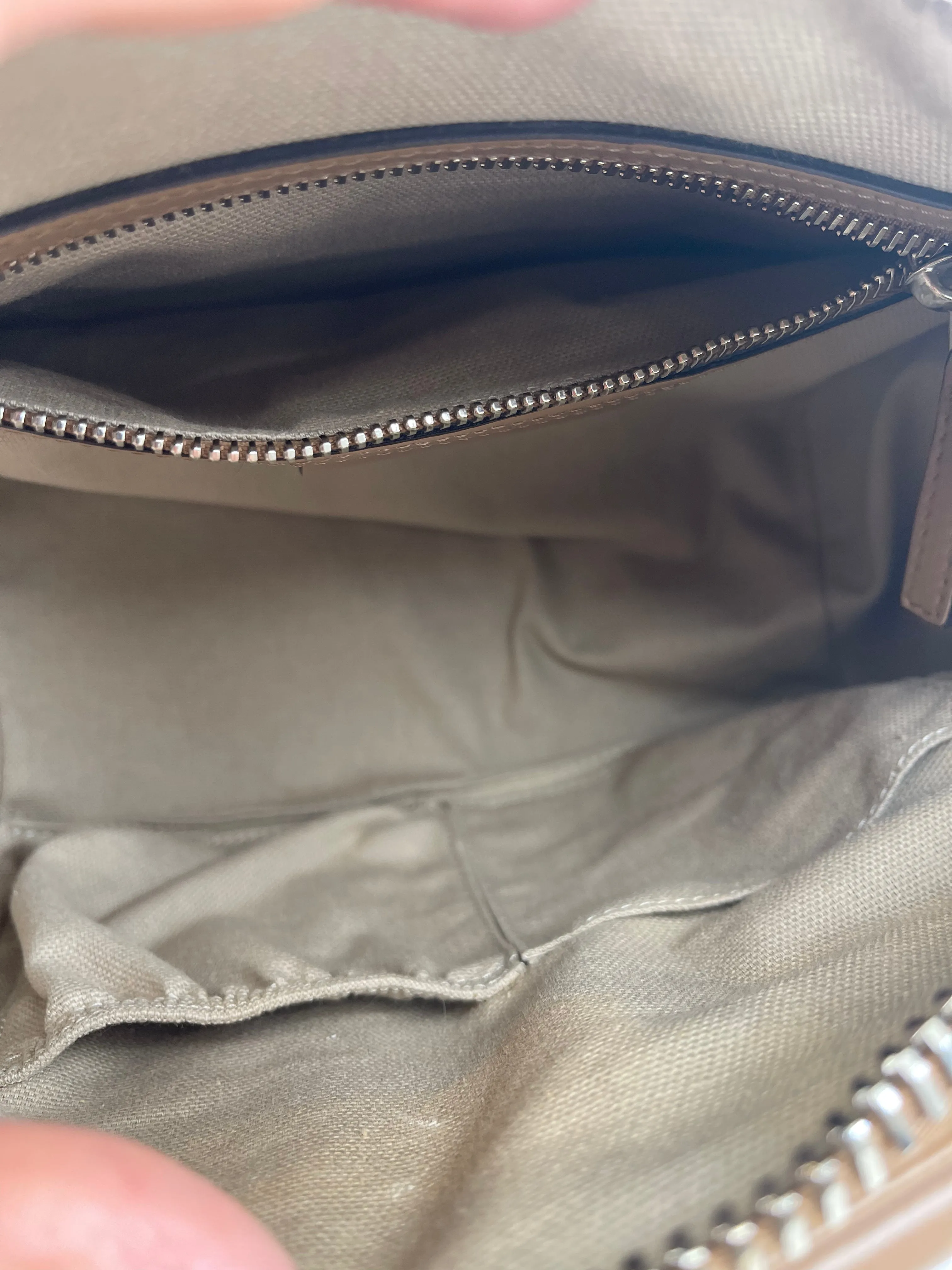 Givenchy Tan Leather Mini Antigona Crossbody