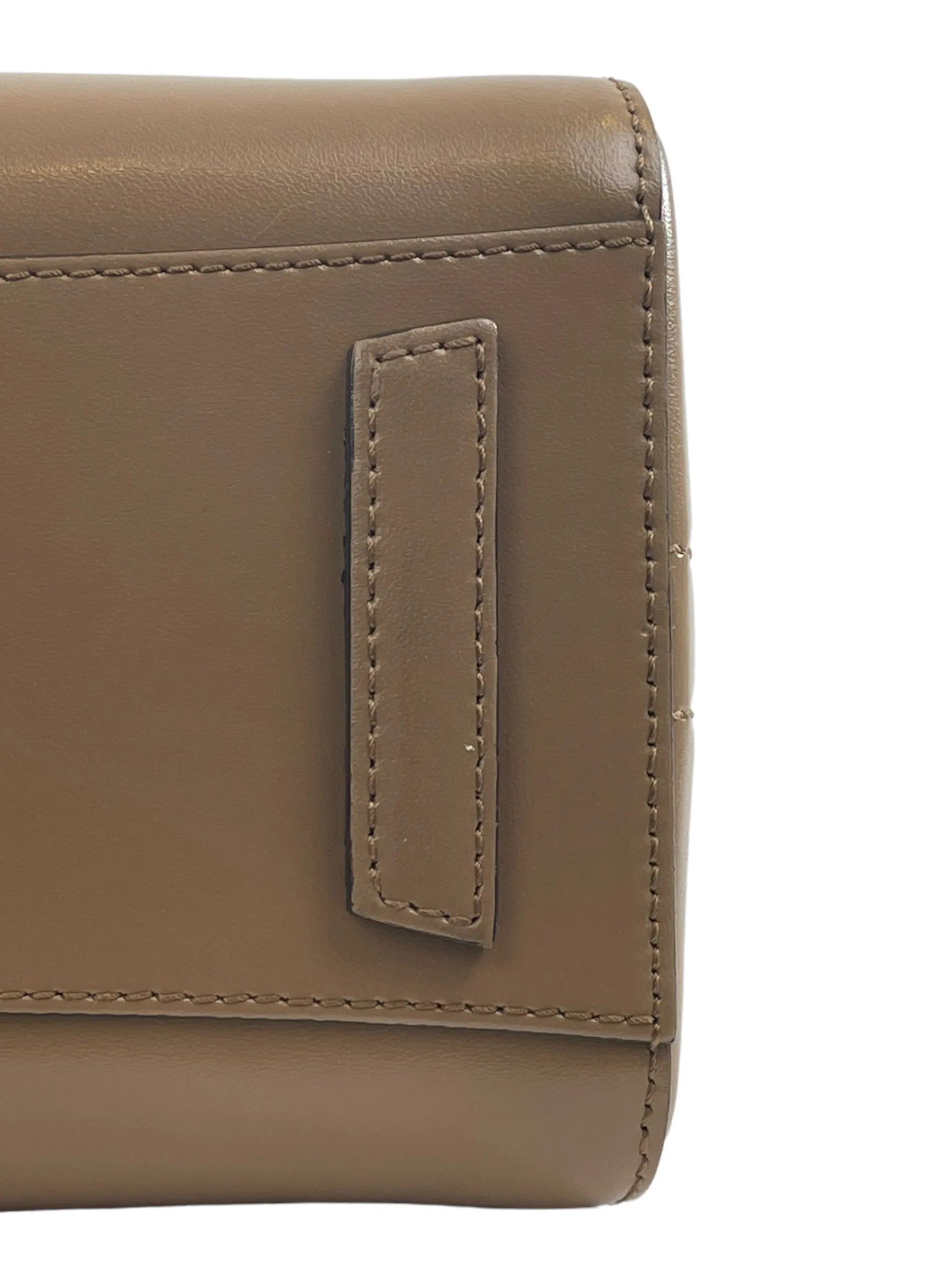 Givenchy Tan Leather Mini Antigona Crossbody