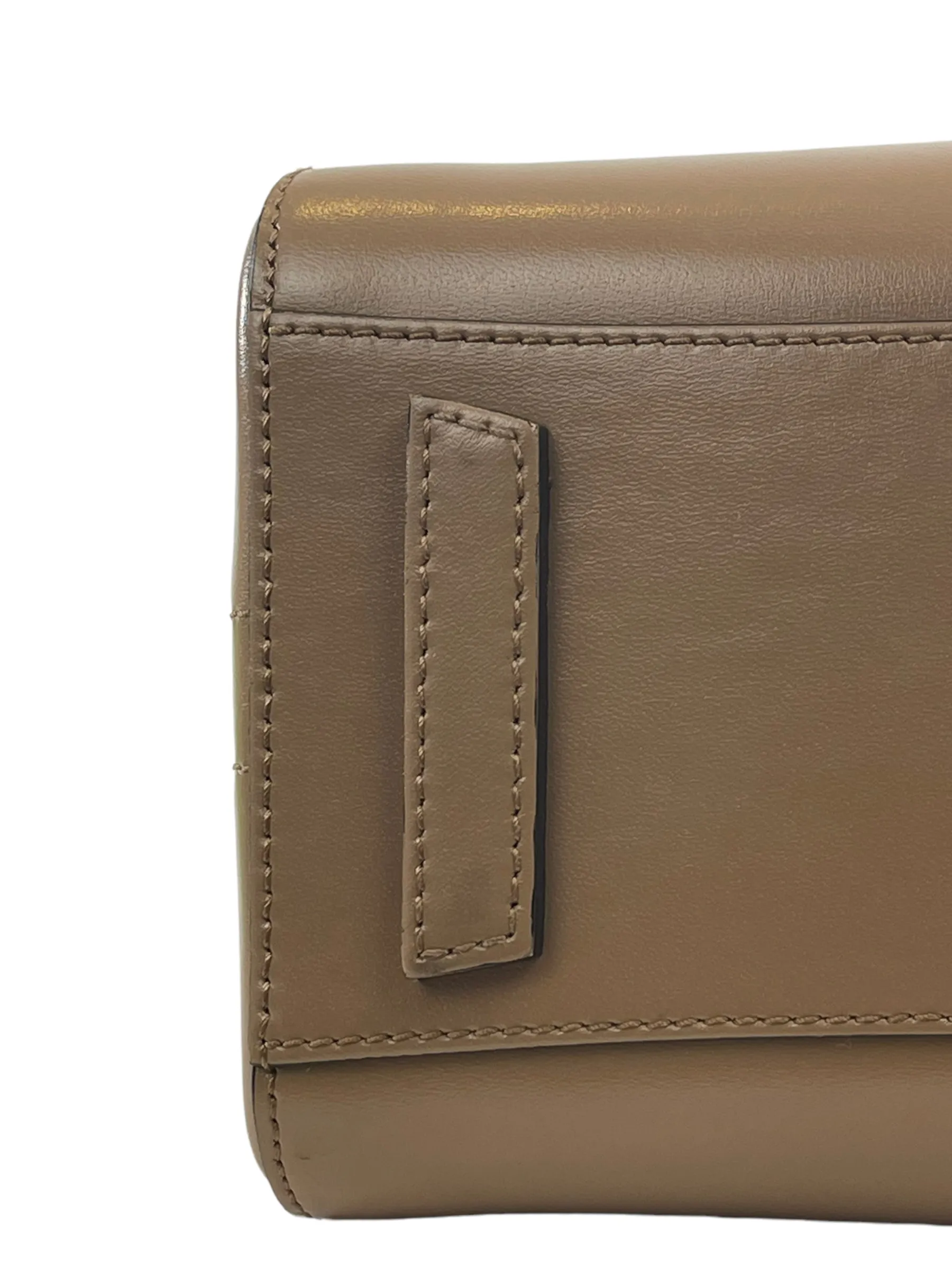 Givenchy Tan Leather Mini Antigona Crossbody