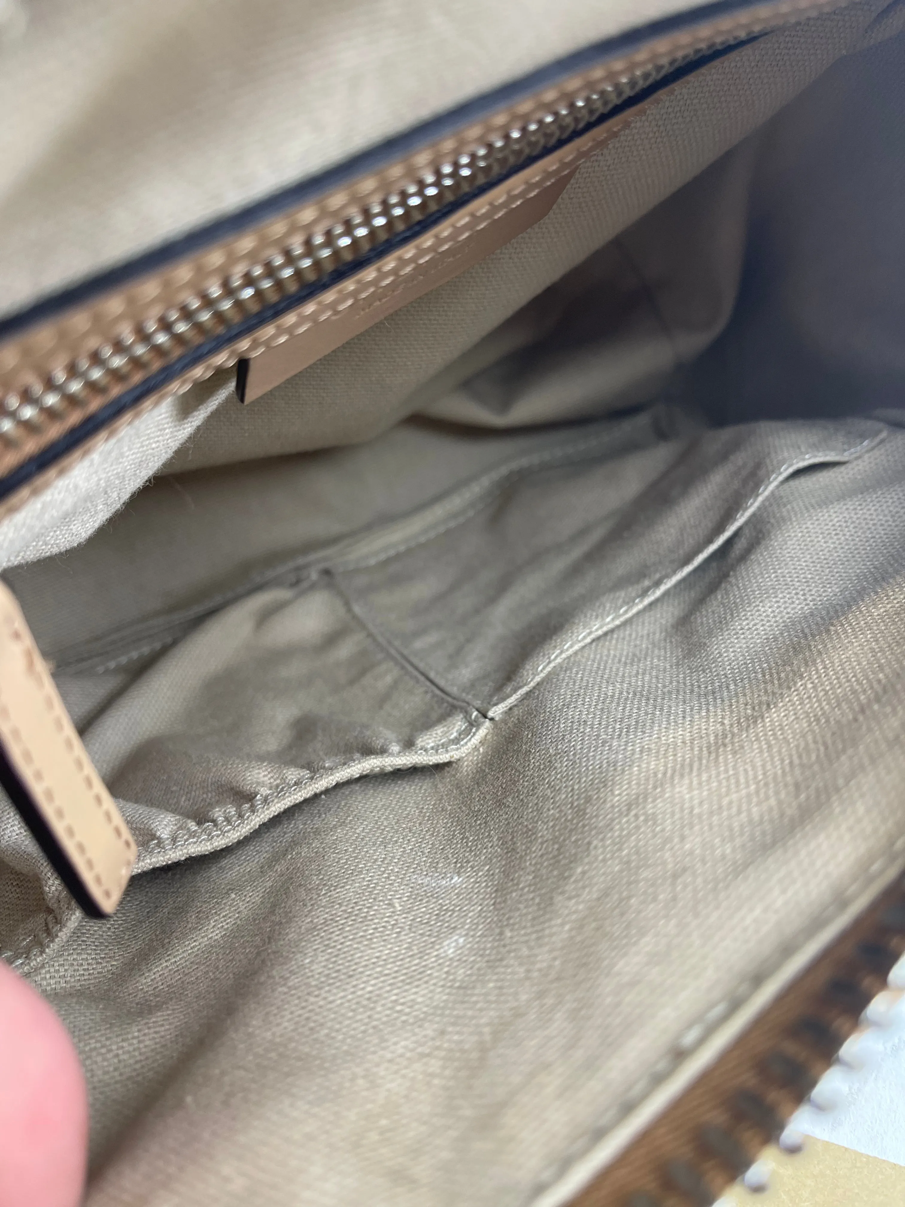 Givenchy Tan Leather Mini Antigona Crossbody