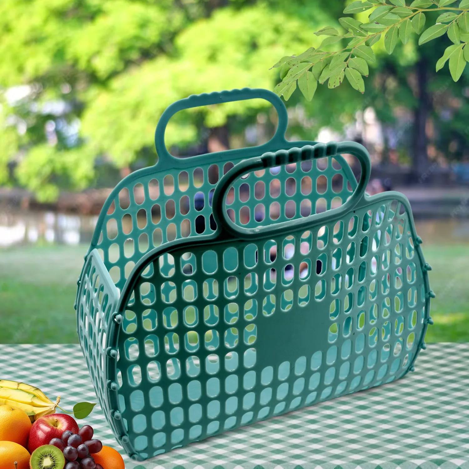 Grocery Vegetable Foldable Non-Woven Fabric Shopping Bag