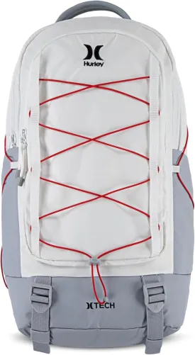 Hurley Men's Commuter Travel Backpack, White, One Size
