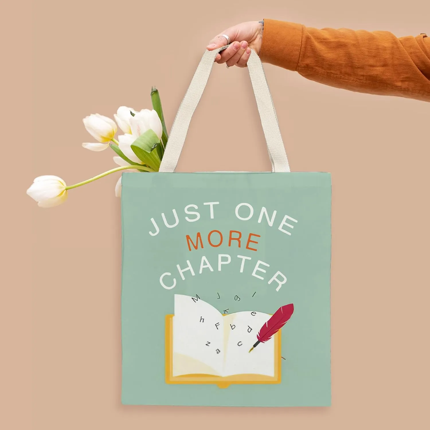 Kunlisa Cute Cow Canvas Tote Bag, Gifts for Girls & Women Lovers