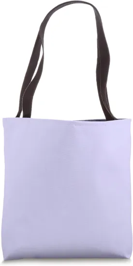 Monochrome Color Pastel Lilac Tote Bag