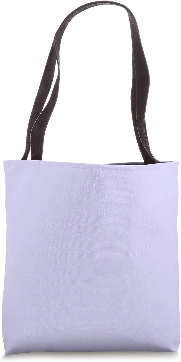 Monochrome Color Pastel Lilac Tote Bag