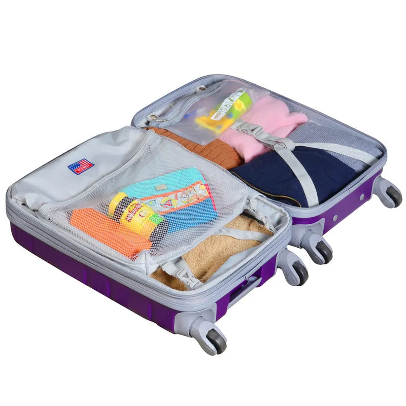 Olympia Denmark 21" Hardside Carry On Spinner Suitcase