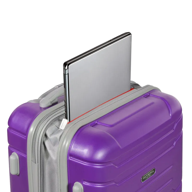 Olympia Denmark 21" Hardside Carry On Spinner Suitcase