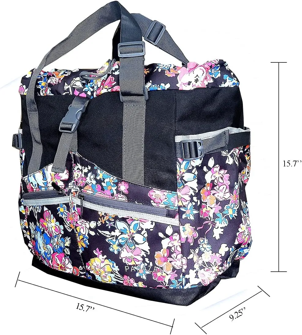 Rfid Travel Tote Bag 40L Convertible Beach Tote Backpack