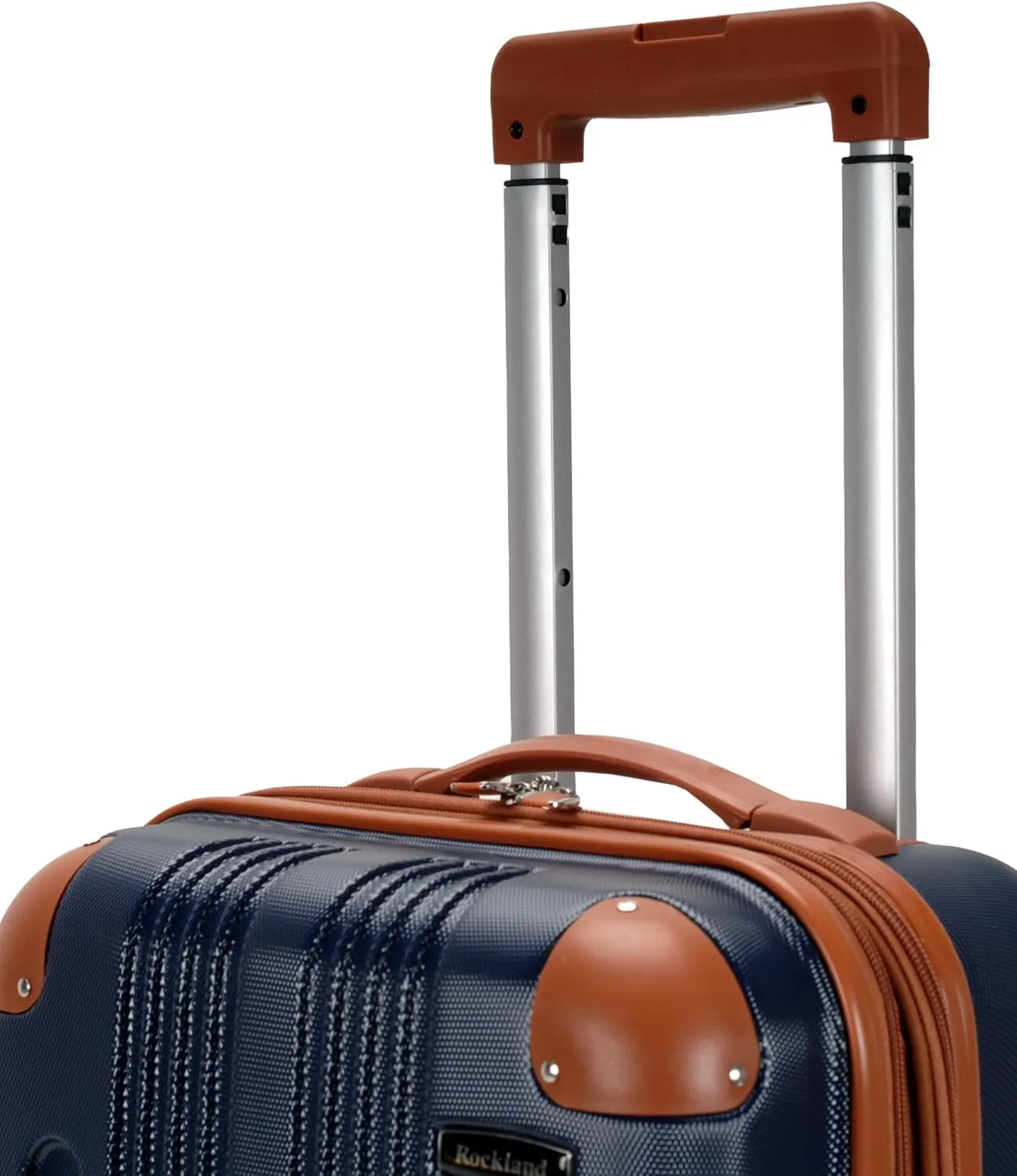 Rockland London Hardside Expandable Luggage with Spinner Wheels, Blue, Carry-On 20-Inch