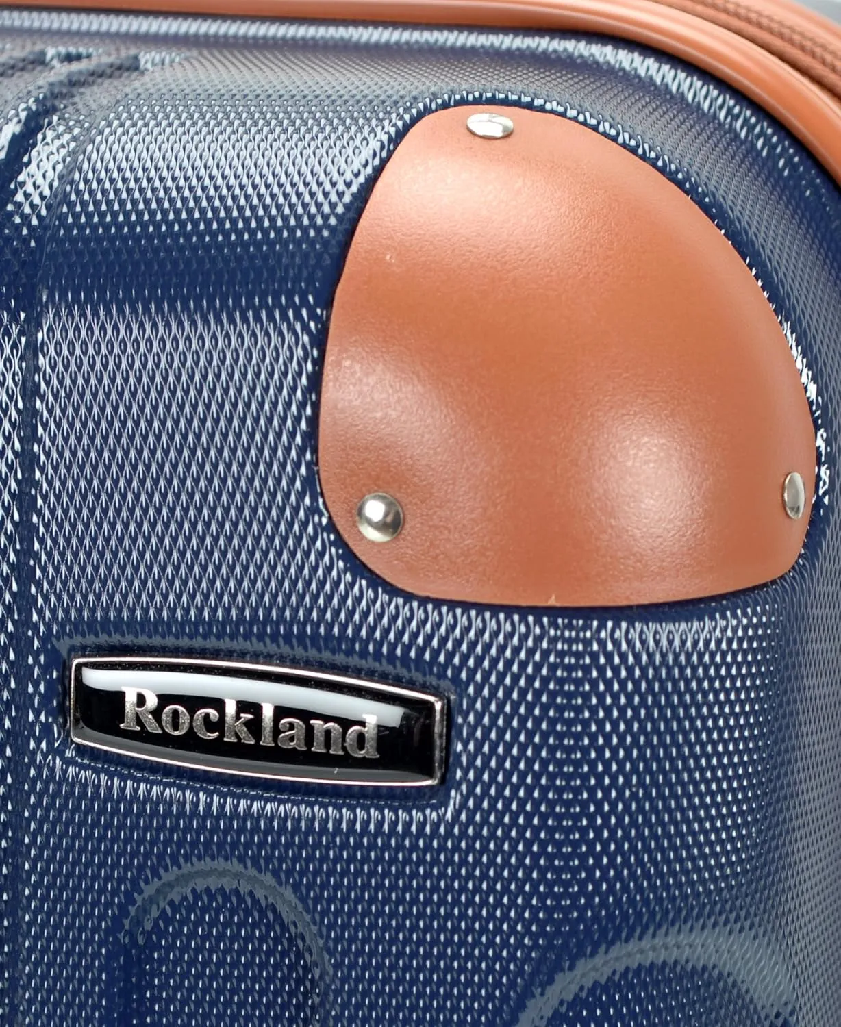 Rockland London Hardside Expandable Luggage with Spinner Wheels, Blue, Carry-On 20-Inch
