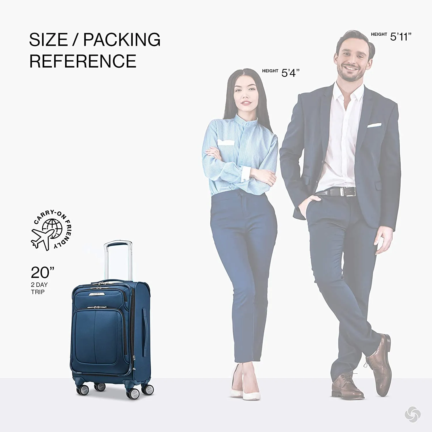Samsonite Solyte DLX Carry-on Expandable Spinner