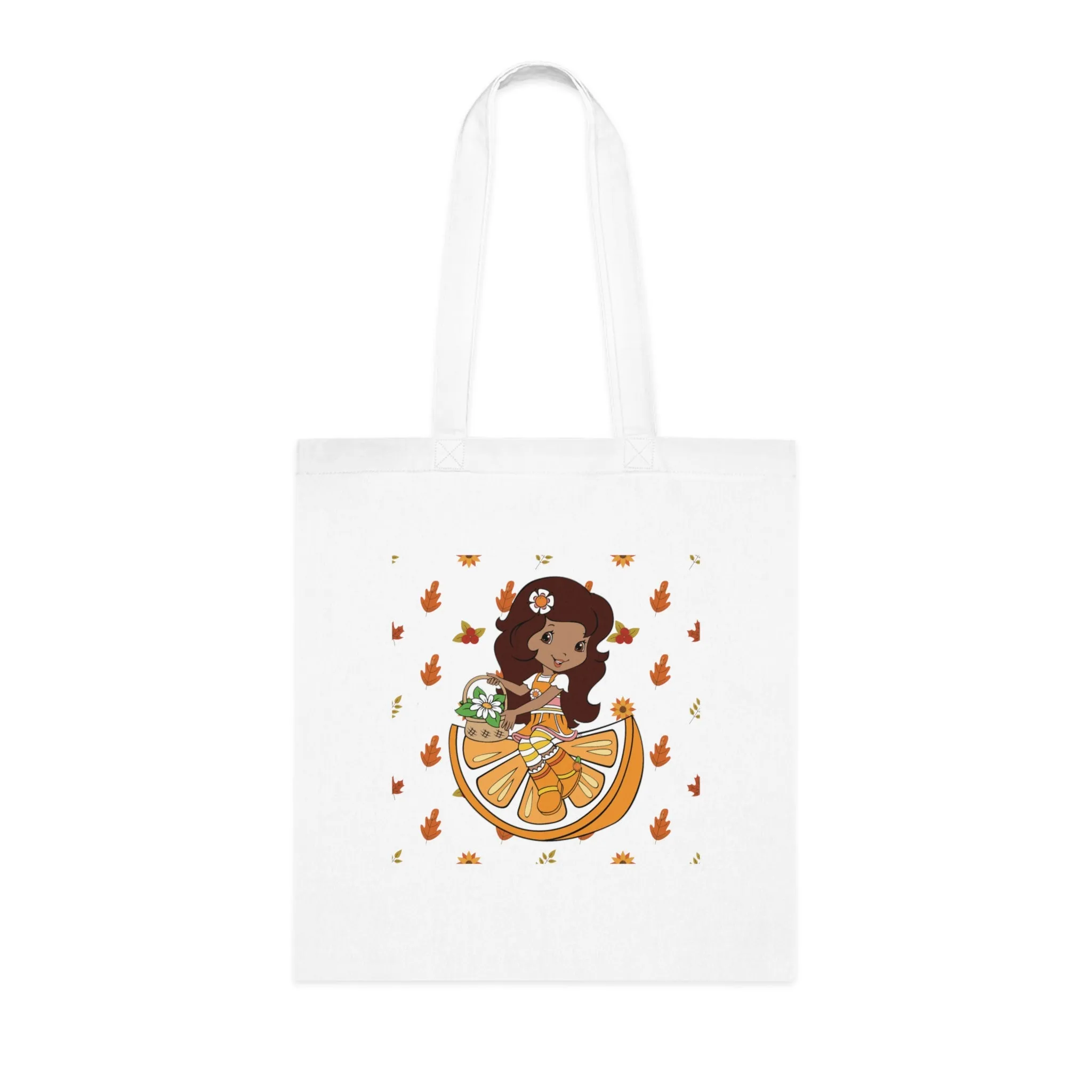 Strawberry Shortcake - Orange Printed Canvas Tote Bag