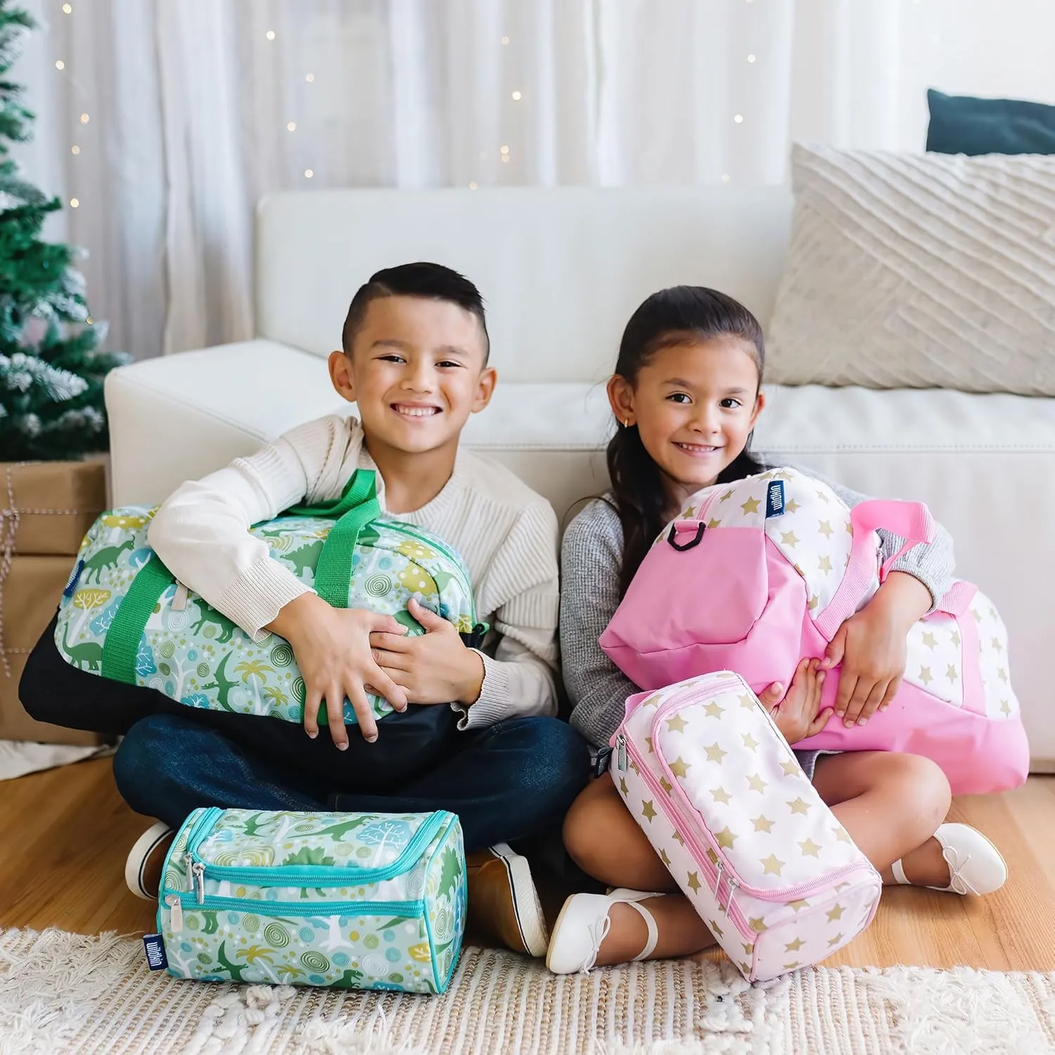 Wildkin Kids Overnighter Duffel Bag  Carry-On Size, Ideal for School & Sleepovers  Surf Shack