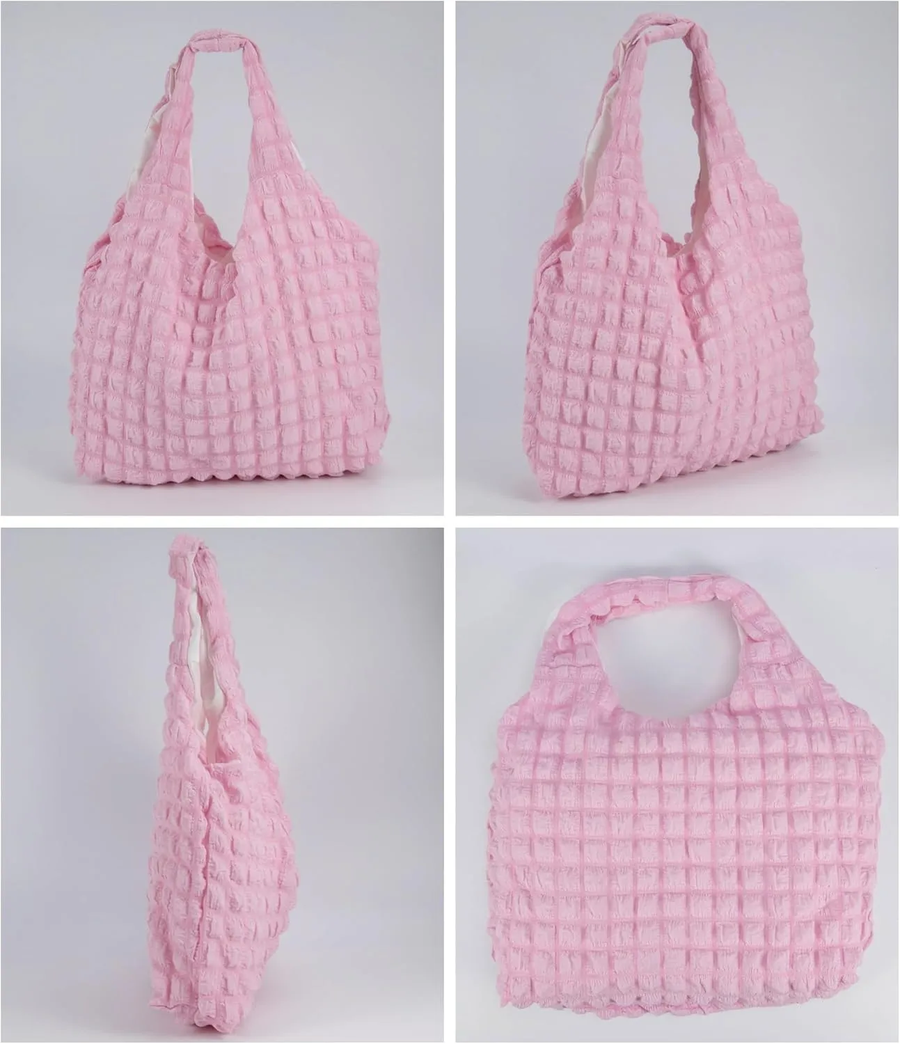 Women's Wave Cloud Canvas Tote Bag - Boho Lightweight Beach Bag for Everyday Casual Style